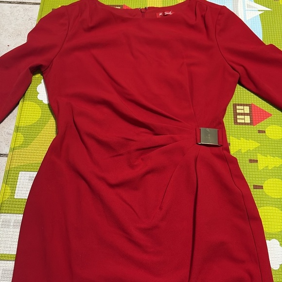 DERHY Elegant Red Dress - Picture 3 of 5